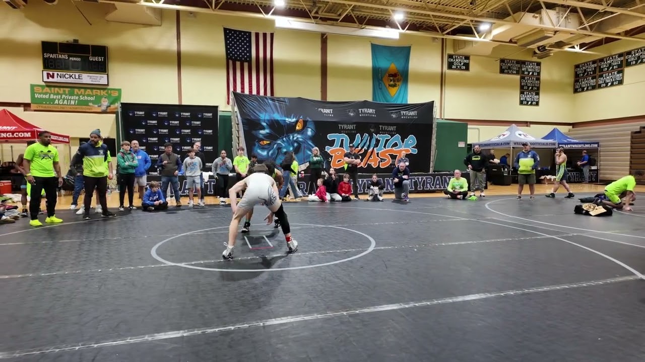 Junior Beast December 20th and 21st, 2025. MS Division Lucas Jones weight 128lbs wrestling 141lbs
