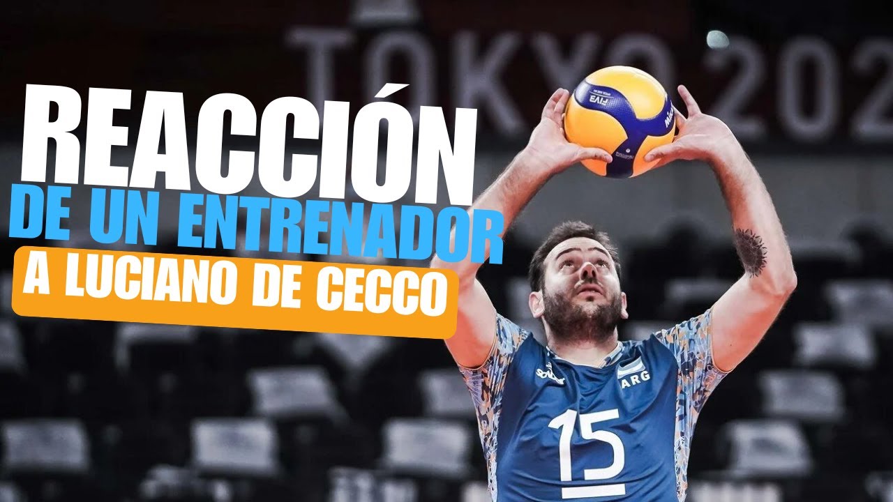 🏐 Entrenador de Vóley reacciona a LUCIANO DE CECCO 🔥 l REACCIONANDO a JUGADORES/AS #1 l 2025