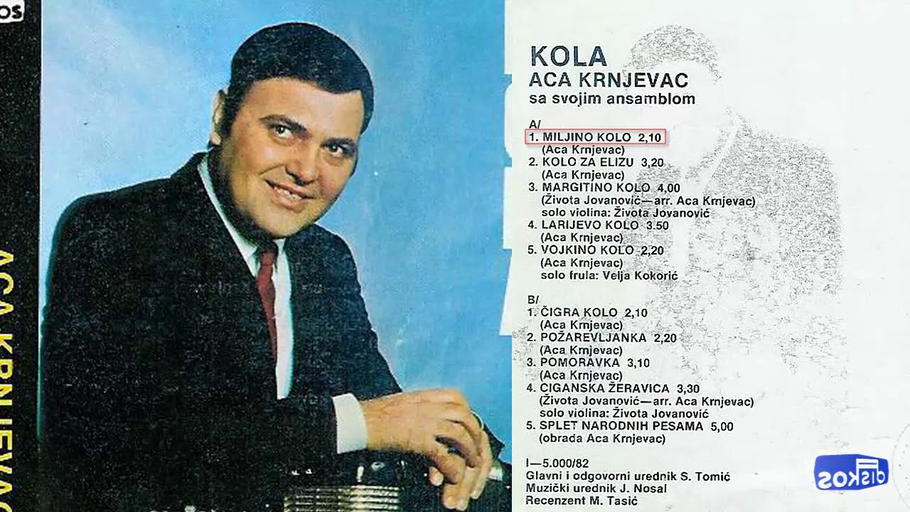 Aca Krnjevac - Miljino kolo - (Audio 1982)
