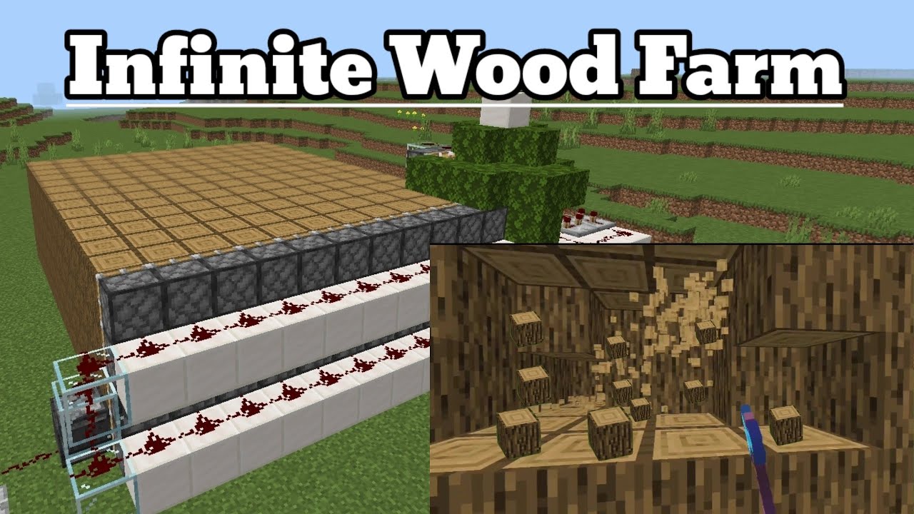 Unlimited Wood Farm In Minecraft 