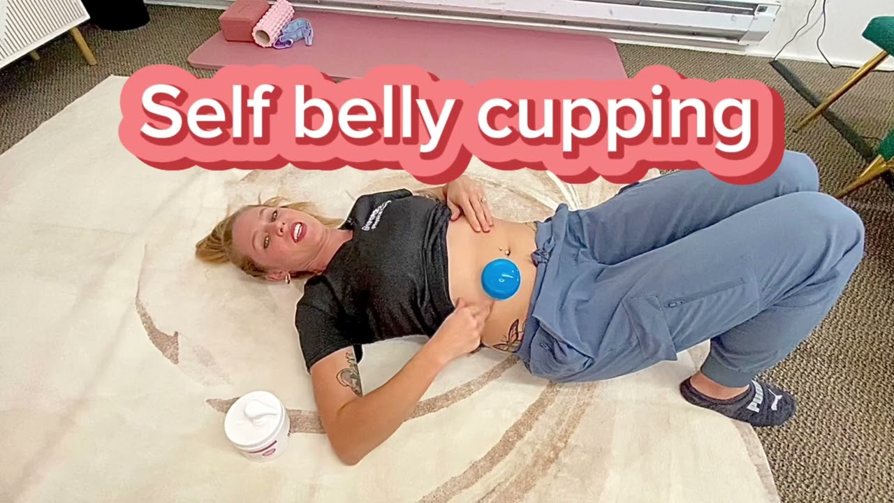 Self-Belly Cupping for Vagus Nerve Activation