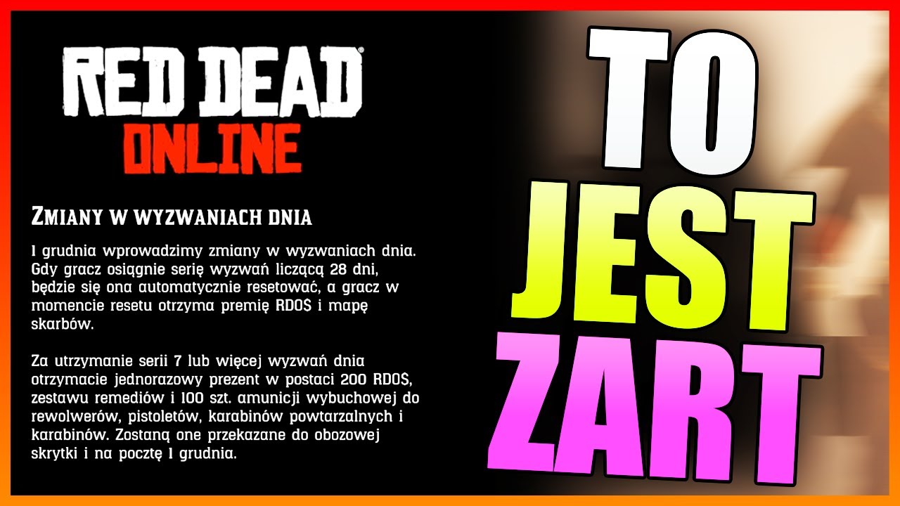 GRASZ W RDO? DOBRZE. TO SIĘ PIER**OL - RED DEAD ONLINE