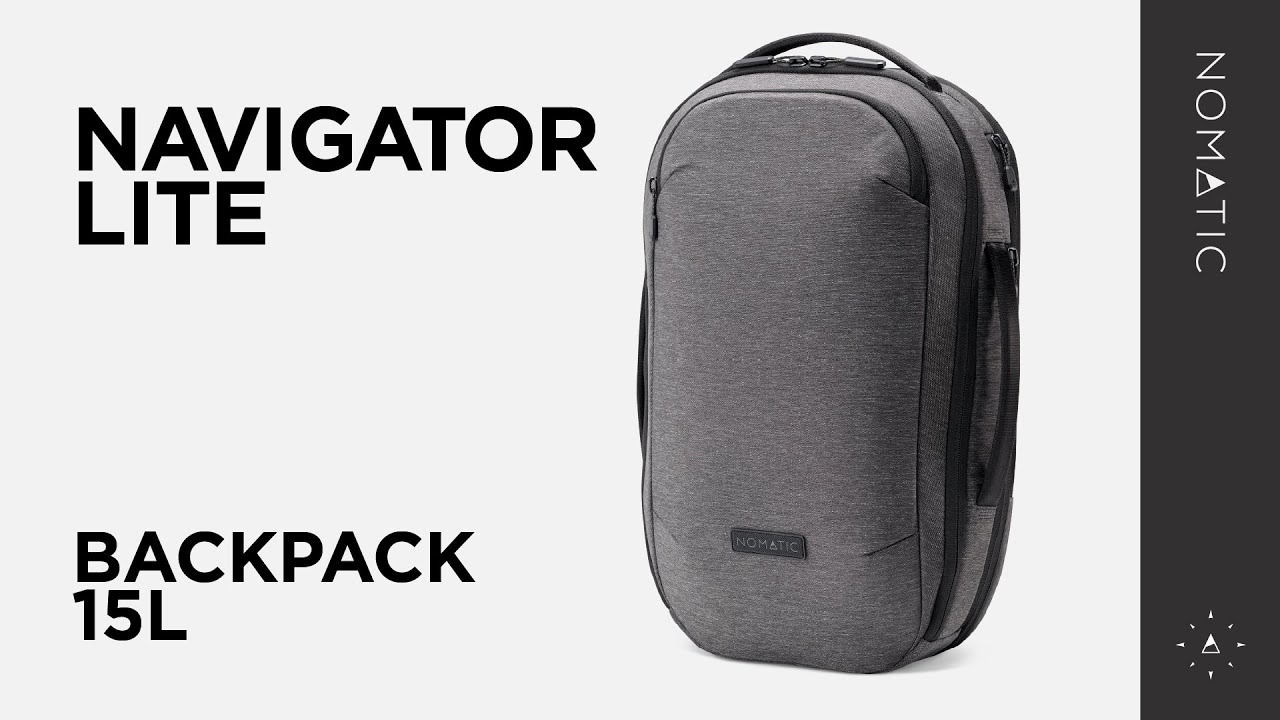 Navigator Lite Backpack 15L Product Walkthrough by Nomatic