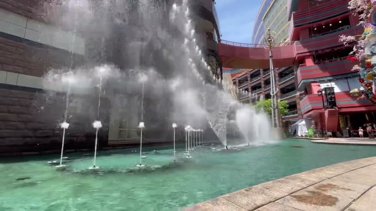 【キャナルシティ博多噴水ショー】オブラディオブラダ　Ob-La-Di, Ob-La-Da ビートルズ　Beatles #fountain #キャナルシティ博多 #7歳 #beatles