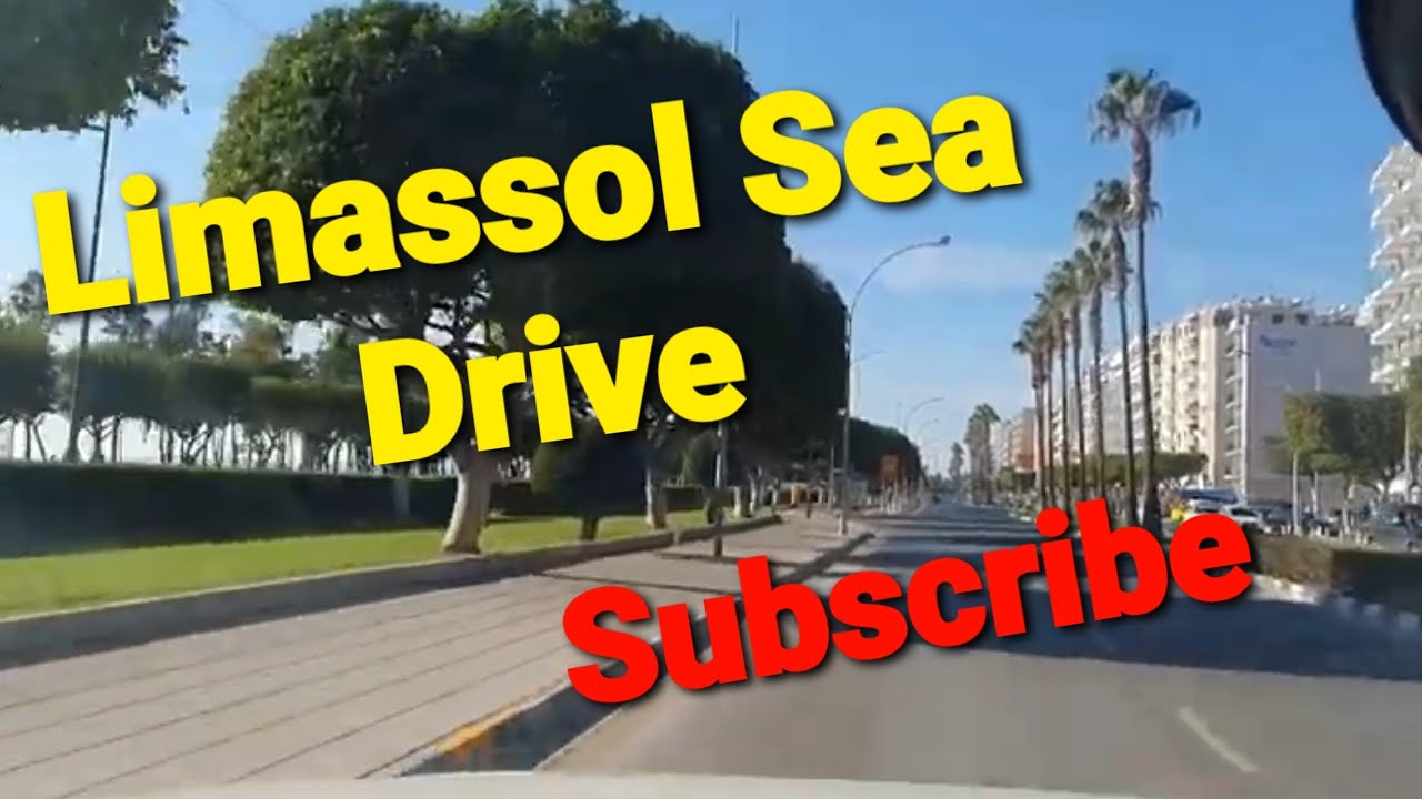 LIMASSOL, CYPRUS SEA DRIVE - NOV 22nd 2020