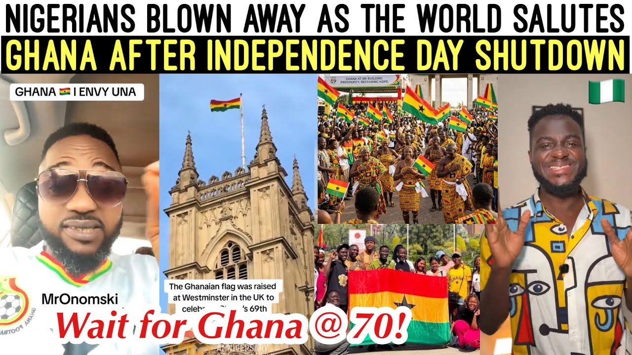 E-CHOKE‼️ NIGERIANS BLOWN AWAY AS THE WORLD SALUTES GHANA 🇬🇭 AFTER INDEPENDENCE DAY SHUTDOWN 