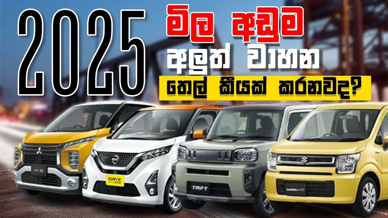 2025 ලන්කාවේ මිල අඩුම අලුත්ම පුන්චි car මොනවද? තෙල් කීයක් කරනවද? 