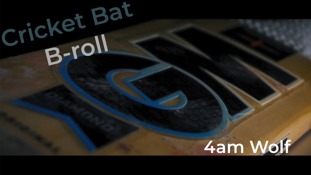 GM CRICKET Bat | Broll | Graded | A6400 | 4am Wolf