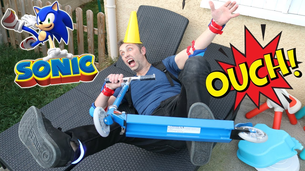 SONIC lance un DÉFI SPORTIF à PAPOUNET ! SONIC le Film ! Unboxing, challenge et Bande Annonce VF