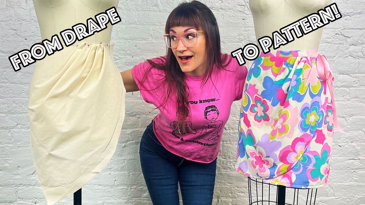 How To Make A Sewing Pattern From Draping