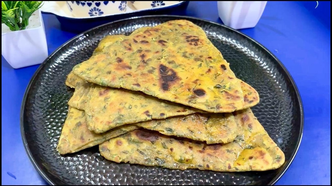 Methi Ka Paratha Banane Ka Sabse Aasan Tarika | Healthy Methi Paratha in 10 Minutes #recipes