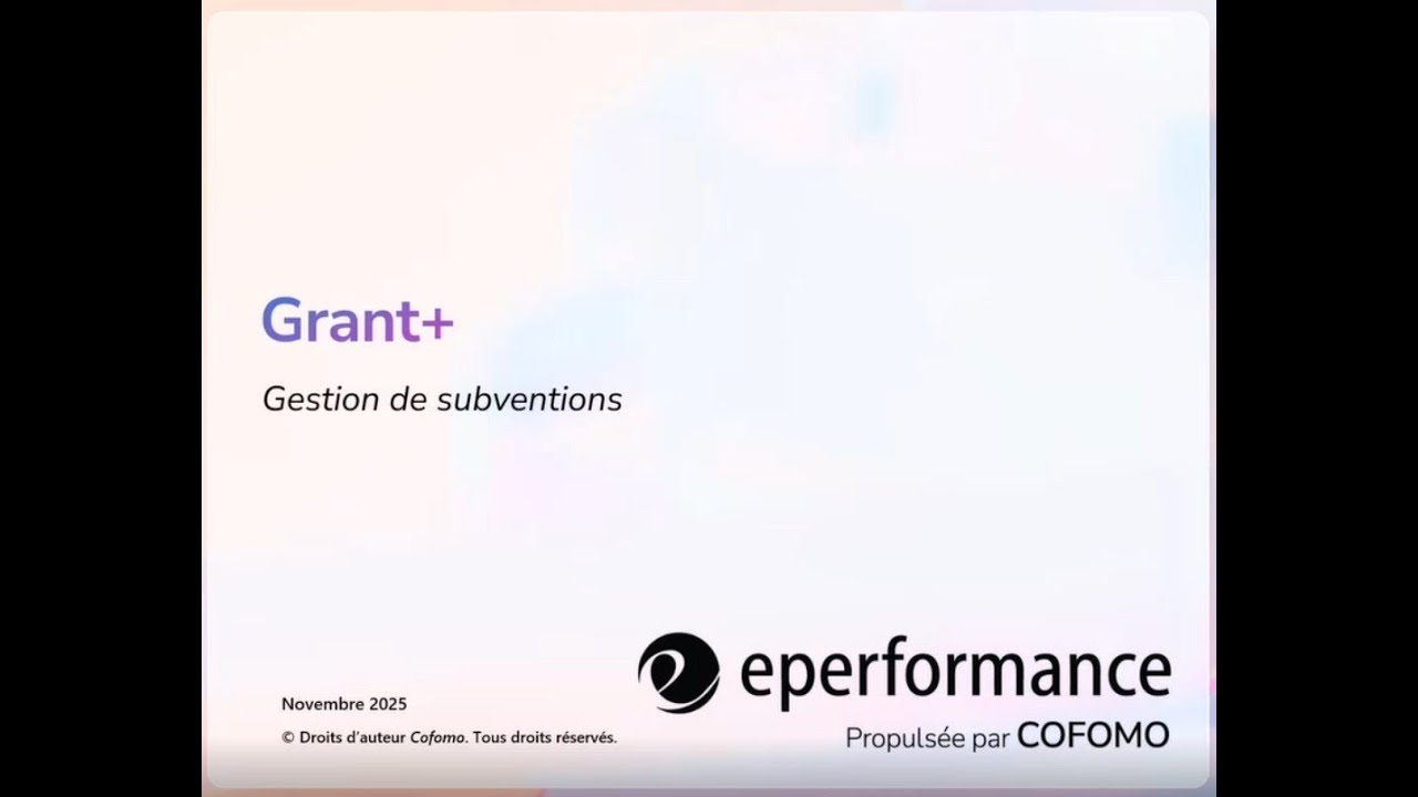 Webinaire Grant+ 18 novembre 2025