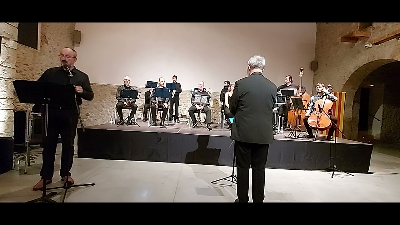 A en Pau Casals de Juli Garreta en el concert de la cobla Maricel 