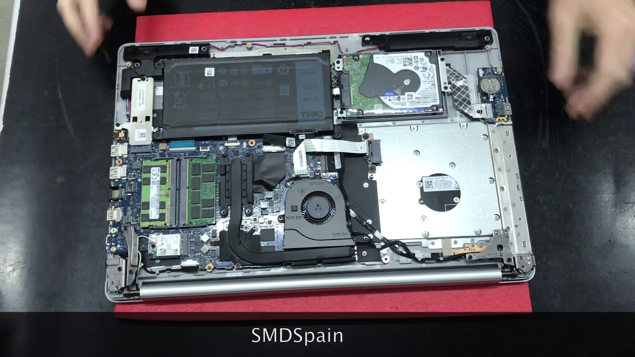 How to upgrade RAM M.2 Pcie Nvme SSD HDD DELL Inspiron 17 5000 5770 Disassembly