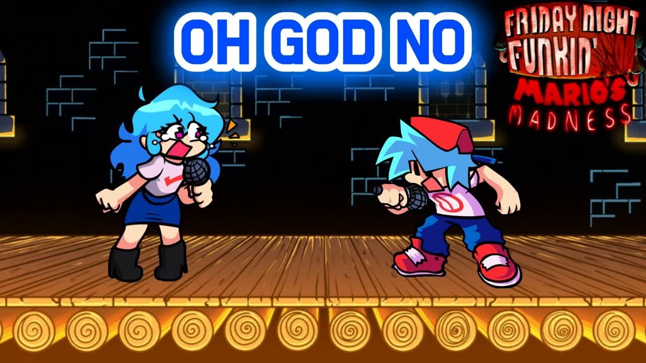 fnf OH GOD NO but sky and BF sing it