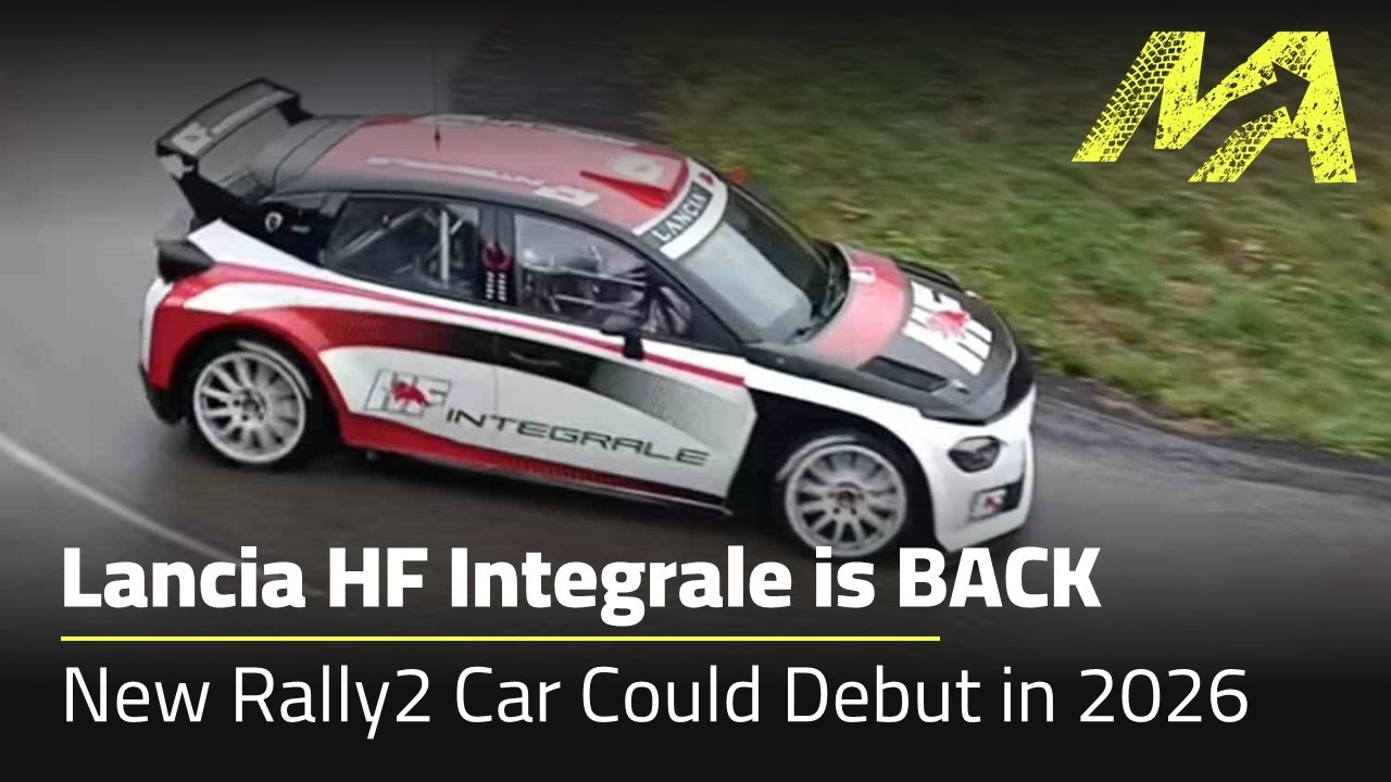 Lancia and Integrale are BACK! Ypsilon HF Integrale Rally2 testing for 2026