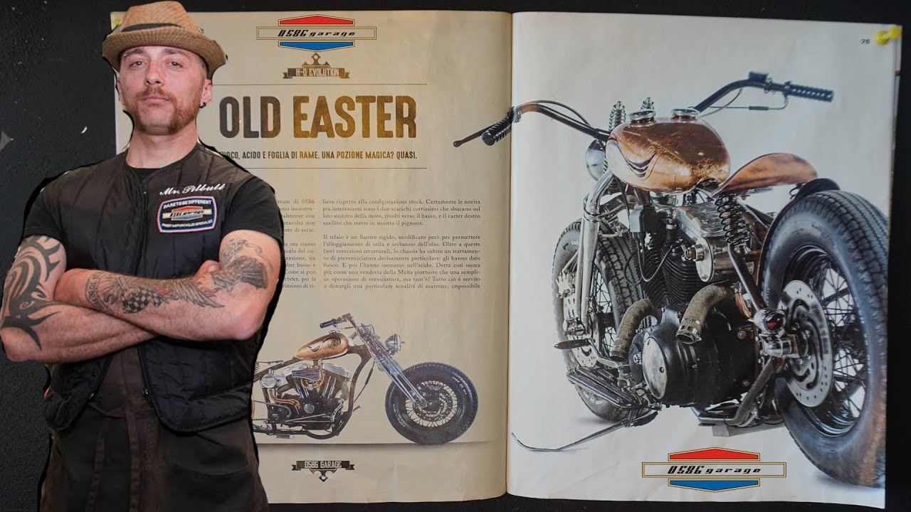 0586 garage Old School Custom Livorno - Riparazioni, vendita, trasformazioni moto #fullcustom #short