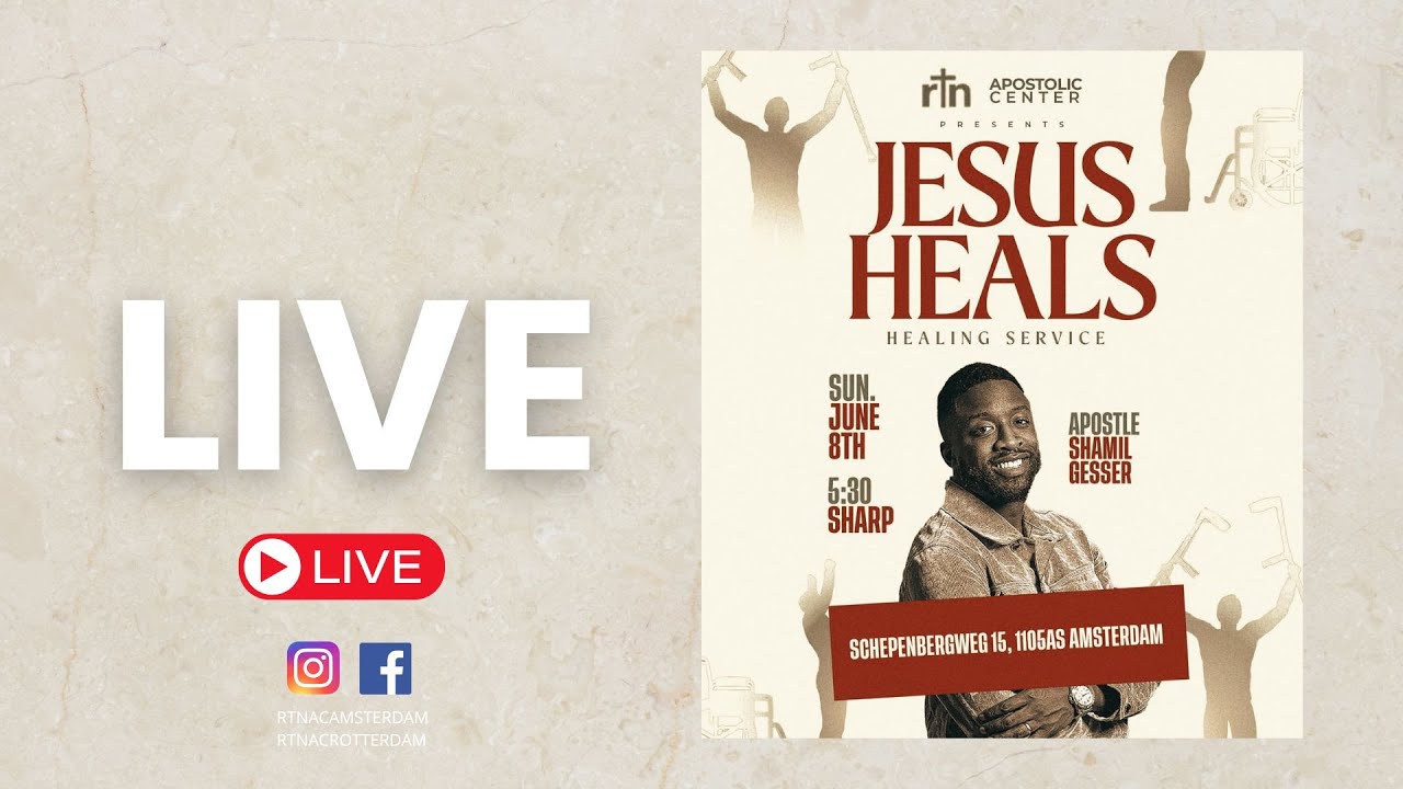 SUNDAY SERVICE | JESUS HEALS w/ APOSTLE SHAMIL GESSER  | 08.06.2025
