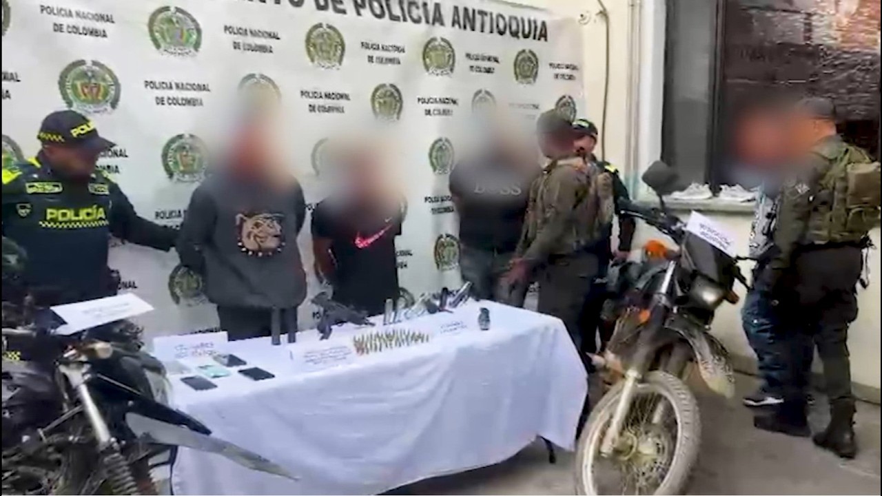 Capturados 4 presuntos extorsionistas en Sopetrán, cobraban hasta 150 millones al mes