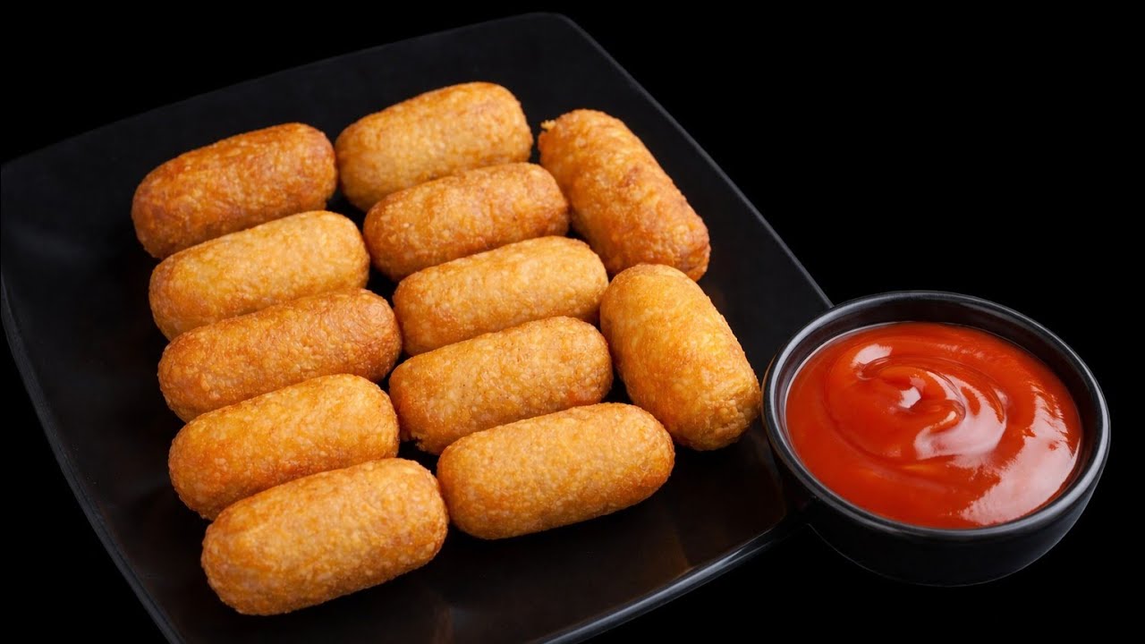If You Have 2 Potatoes at Home, Make This Crispy Snack!