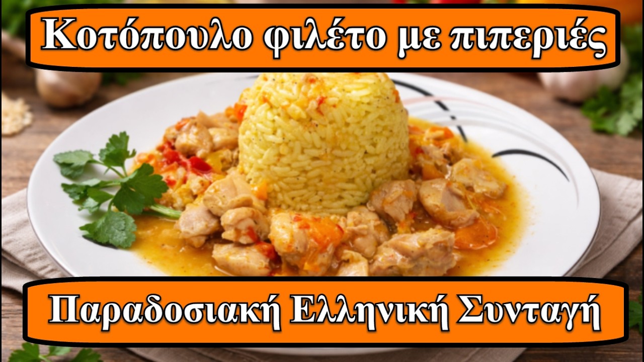 Κοτόπουλο Φιλέτο με Πιπεριές  Παραδοσιακή & Εύκολη Συνταγή #ΣπιτικόΦαγητό #ΕύκοληΣυνταγή