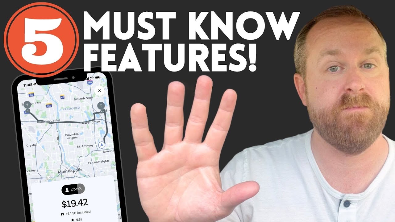 5 СКРЫТЫХ функций приложения Uber Driver, о которых вам нужно знать!
