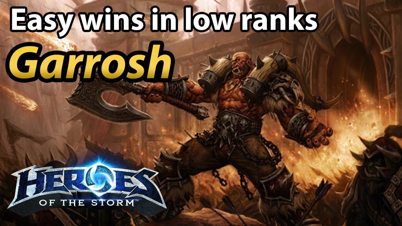 The brawler Garrosh build I recommend for high win rates in low ranks.