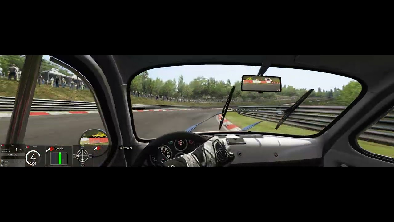 Assetto Corsa Nordschleife Abarth 595 Hellspec World Record 7:37.915 Onboard
