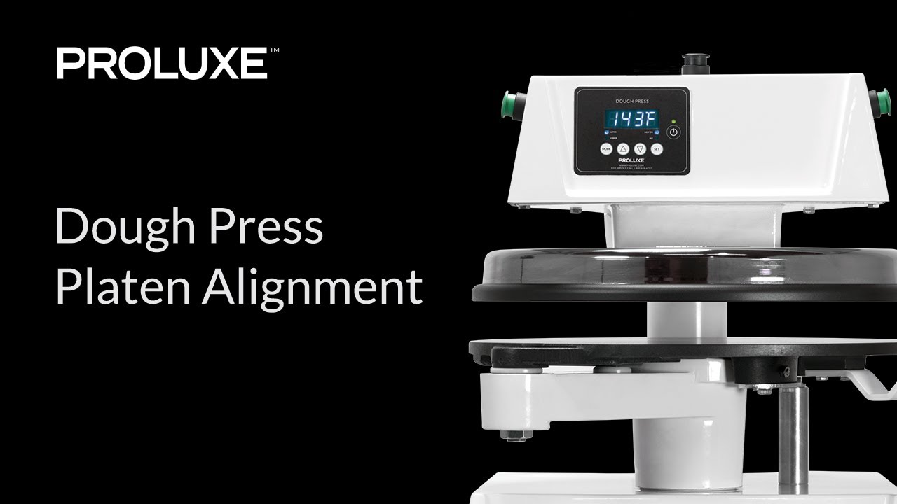 How to Align Dough Press Platens - Proluxe Troubleshooting