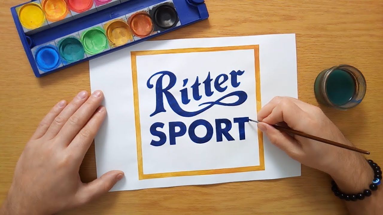 How to draw the Ritter SPORT logo