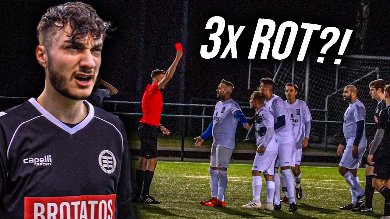 KREISLIGA C SPIEL ESKALIERT! ROTE KARTEN & KEINE AUSWECHSELSPIELER...
