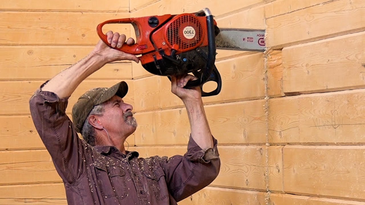 HOW TO BUILD an ALASKAN Log Cabin - Ep 14