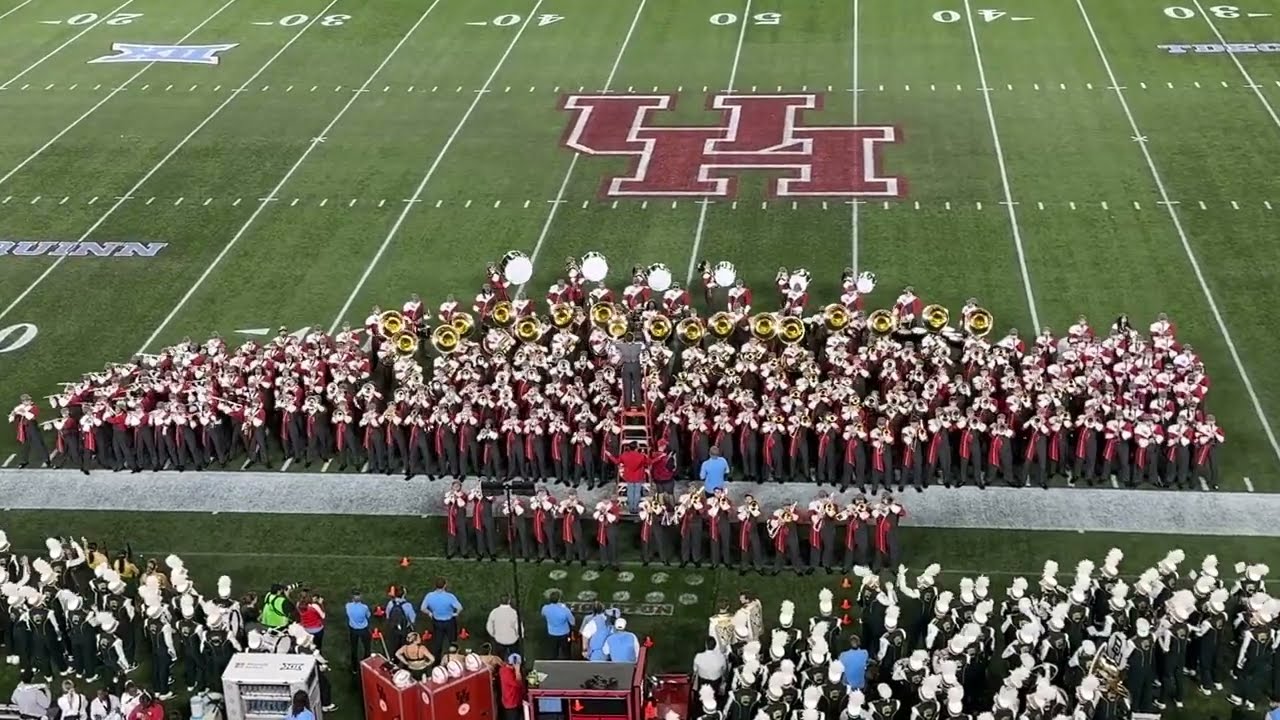 The Spirit Of Houston Cougar Band Halftime Performance Baylor Game 2024