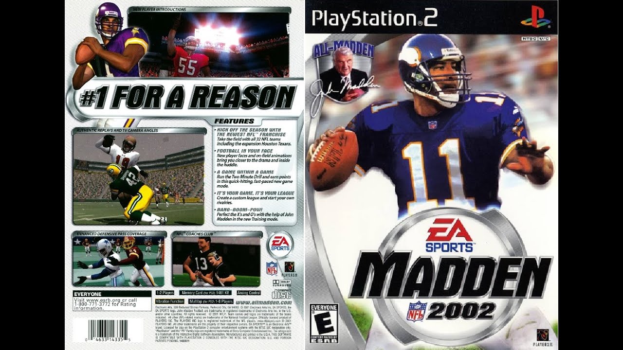 Madden NFL 2002 (PlayStation 2) - Seattle Seahawks vs. San Francisco 49ers