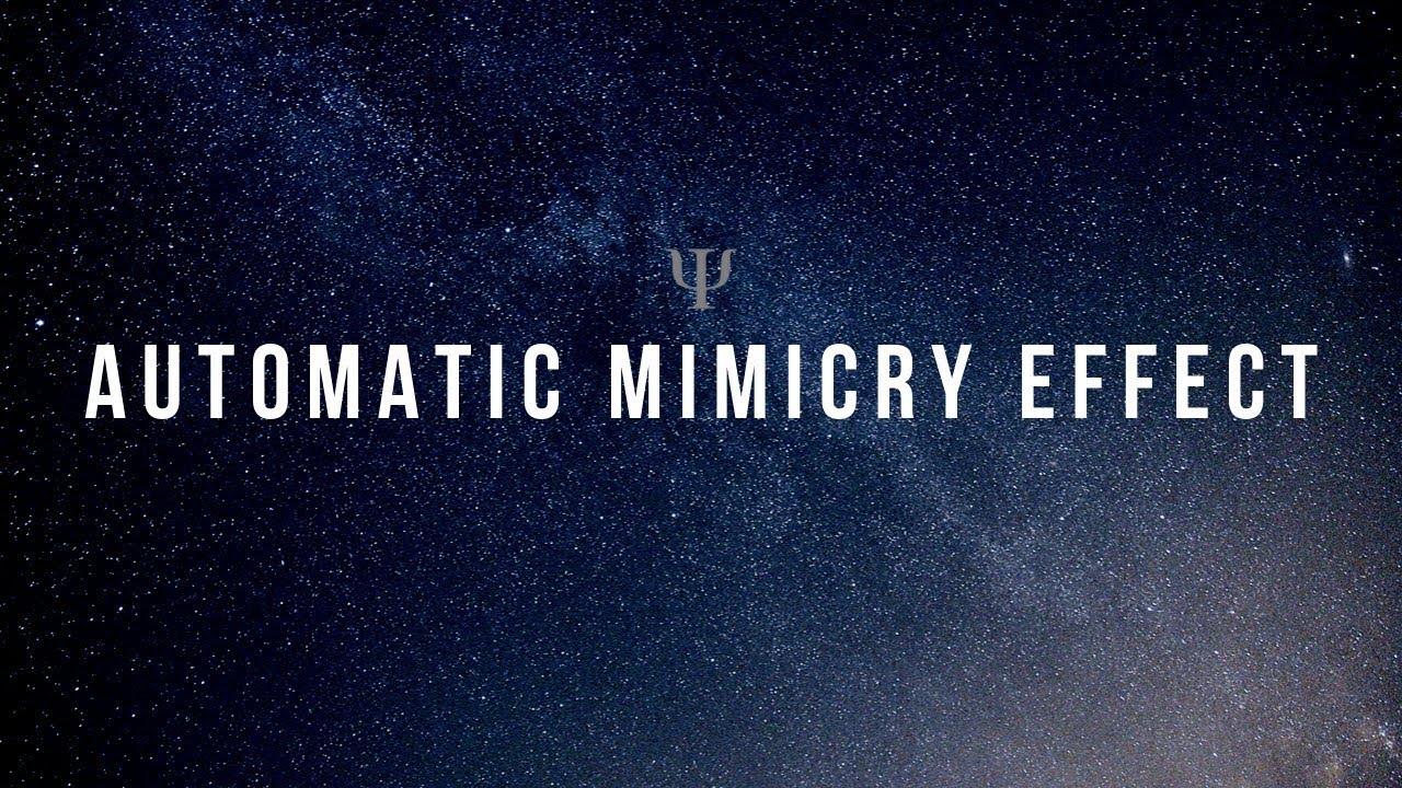 Automatic Mimicry Effect