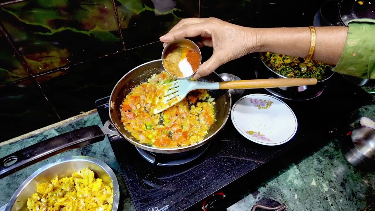 Egg Bhurji Keema | ডিম কিমা ভুরজি 🔥 Street Style Anda Keema Bhurji@PeopleVsFood 