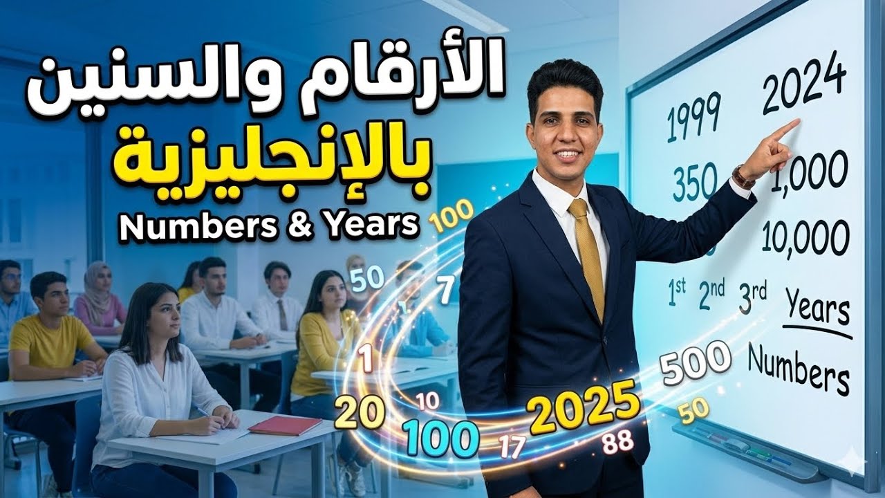 تعلم الأرقام والسنين في اللغة الإنجليزية/الجزء الثاني 