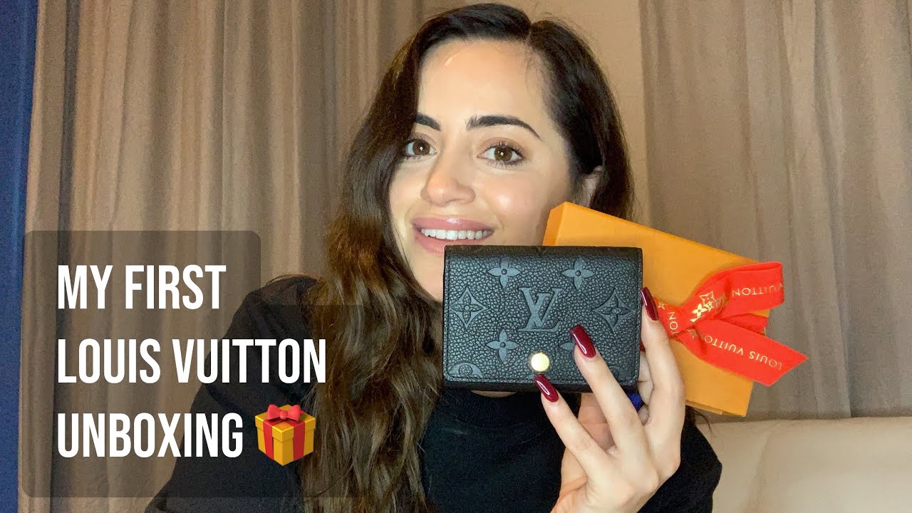 Louis Vuitton Unboxing! | Noir Empreinte Business Card Holder 🖤 | Rosalie Coin Purse Comparison