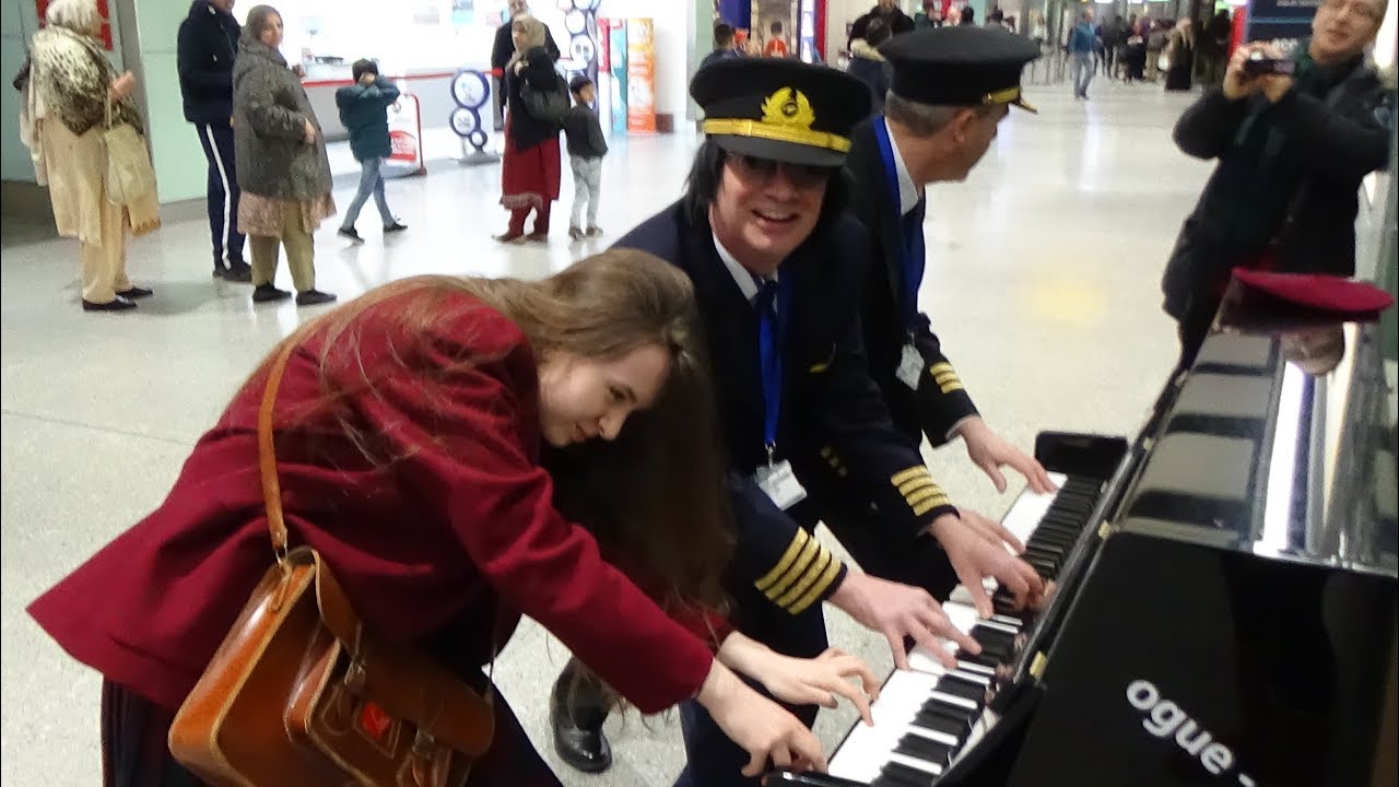 BUNKING OFF SCHOOL TO PLAY PIANO WITH AIRLINE PILOTS