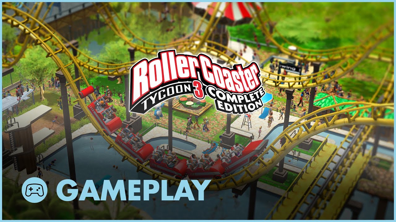 RollerCoaster Tycoon 3 Complete Edition - Nintendo Switch Gameplay (No Commentary / 1080p)
