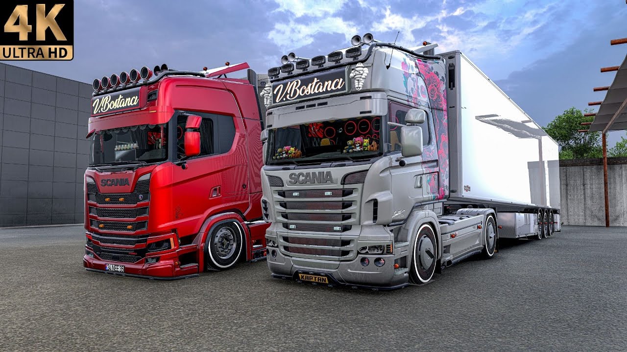 ETS 2: 38 Minutes of Freight Transport with Scania S and R Topline on EAA Brazil Map
