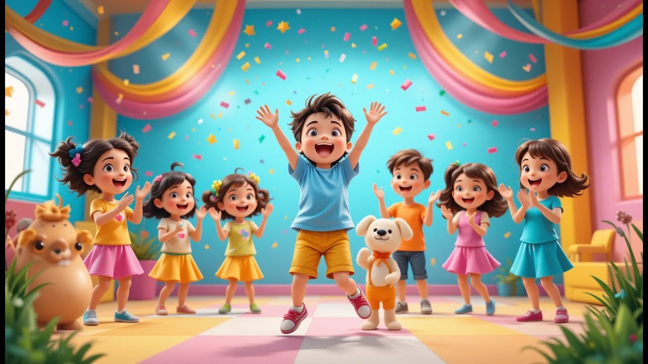 Clap and Smile Song | Happy Actions for Kids