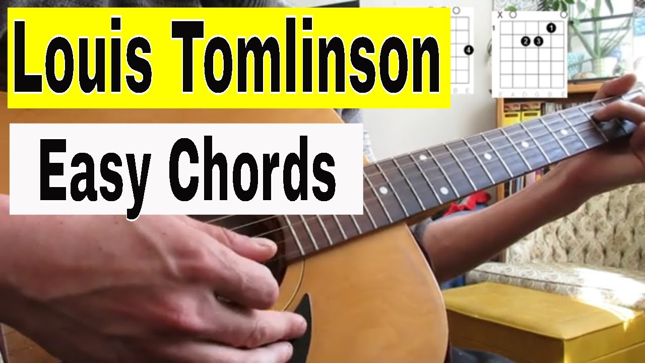 How to play 'Two of Us' by Louis Tomlinson on Guitar (acoustic lesson)
