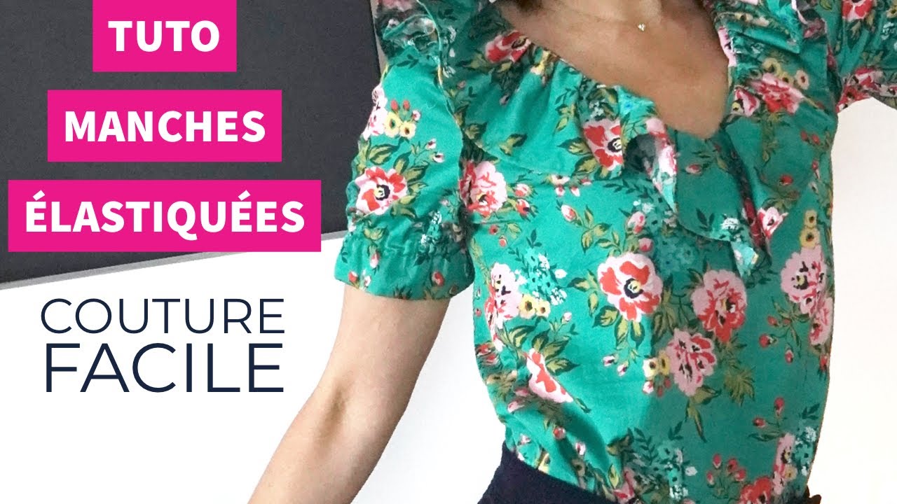 COMMENT COUDRE DES MANCHES ÉLASTIQUÉES ? - 1 tuto, 2 méthodes, happening & unboxing improvisé 🥳💕❤️