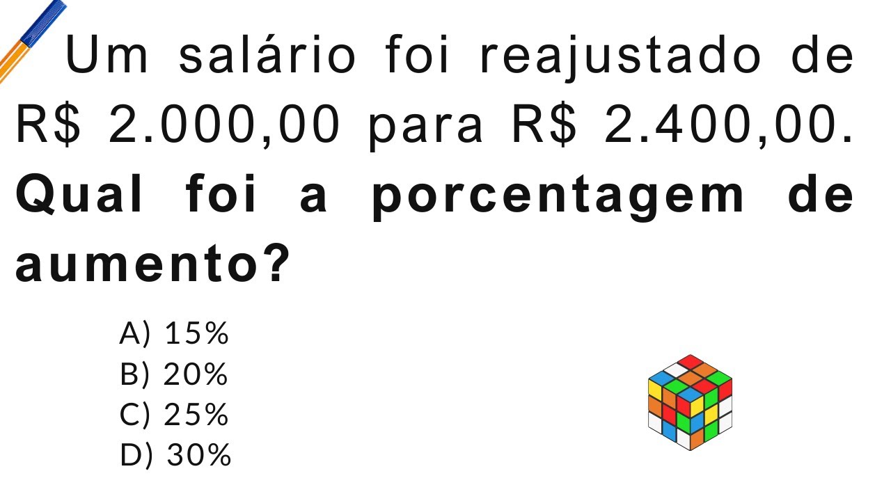 4 QUESTÕES de  PORCENTAGEM PARA VOCÊ NÃO ERRAR NA PROVAR!  MATEMÁTICA BÁSICA