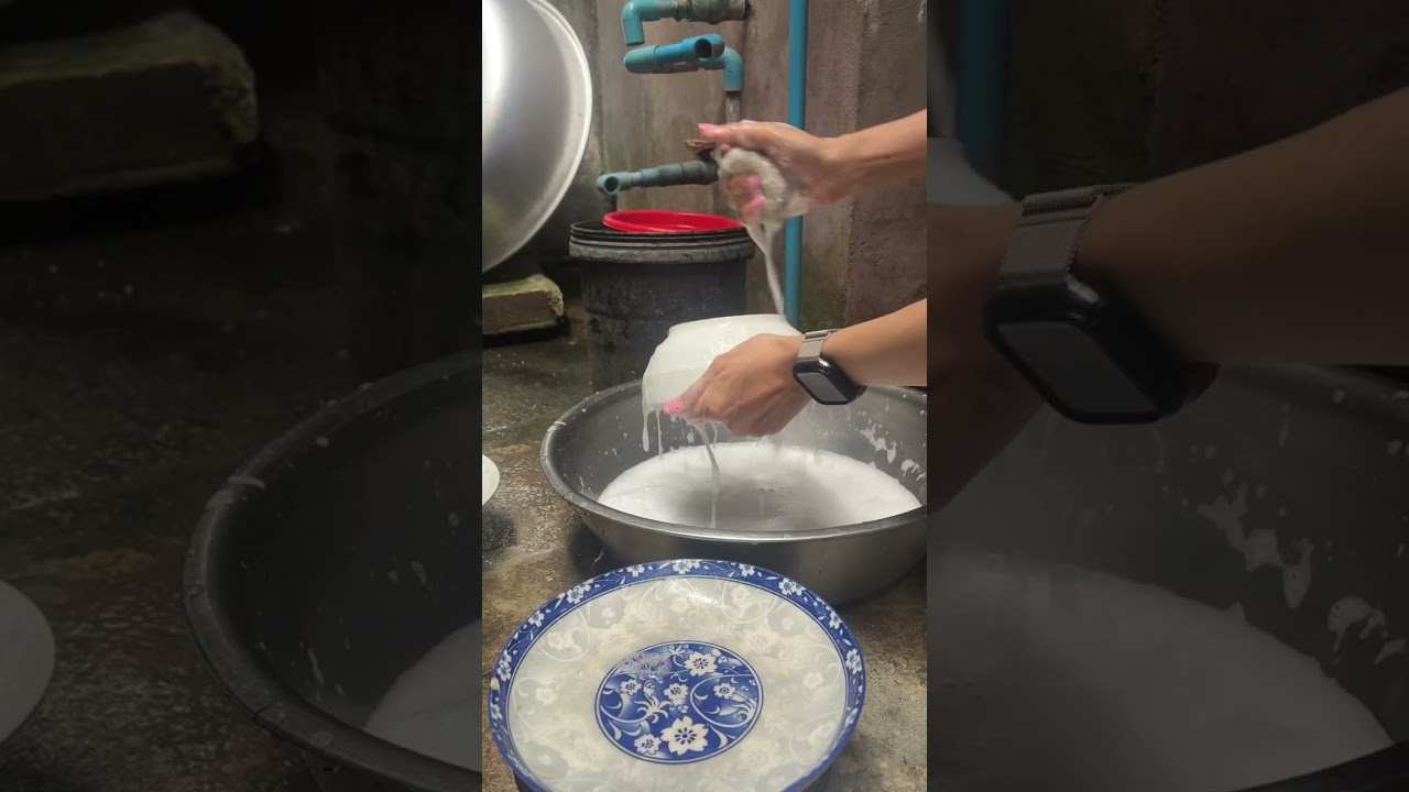 Clean the dishes.