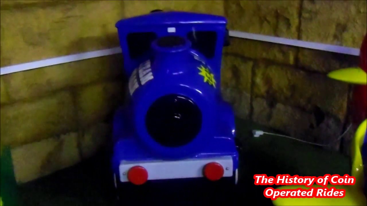2000s Coin Operated Steam Engine Kiddie Ride - Smokey Joe