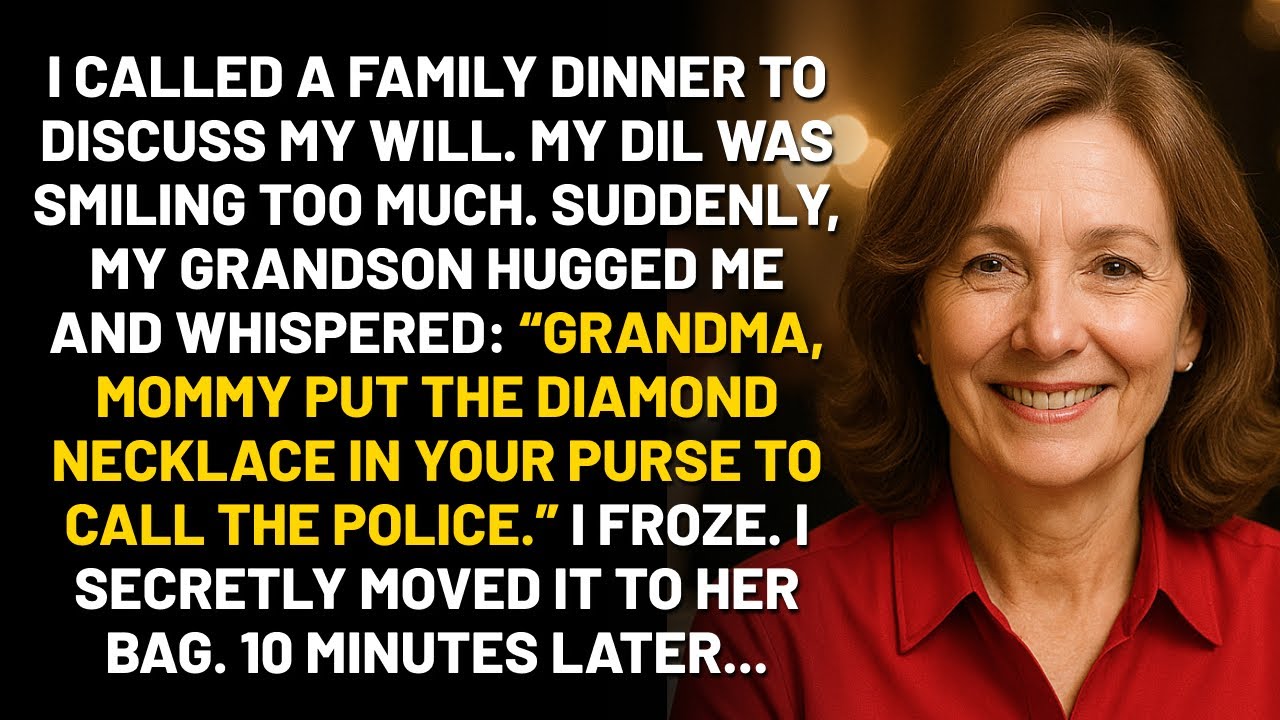 My DIL Planted Stolen Jewelry In My Bag To Get Me Arrested. My Grandson Warned Me just In Time...