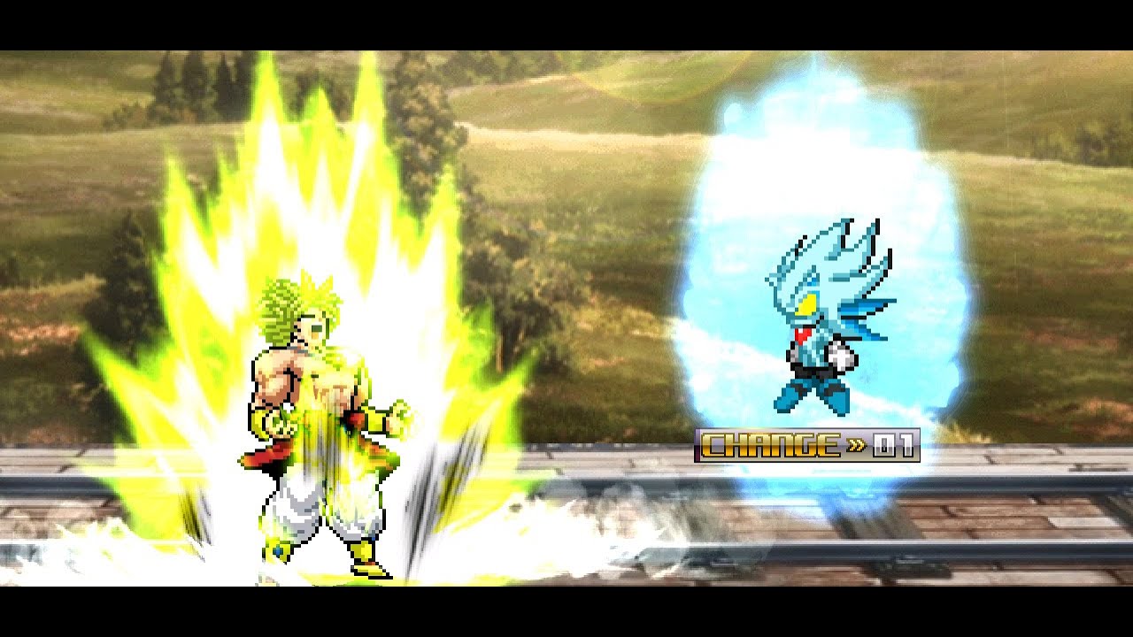 Mugen Mods: DBZ Broly Vs Solaire (Normally)