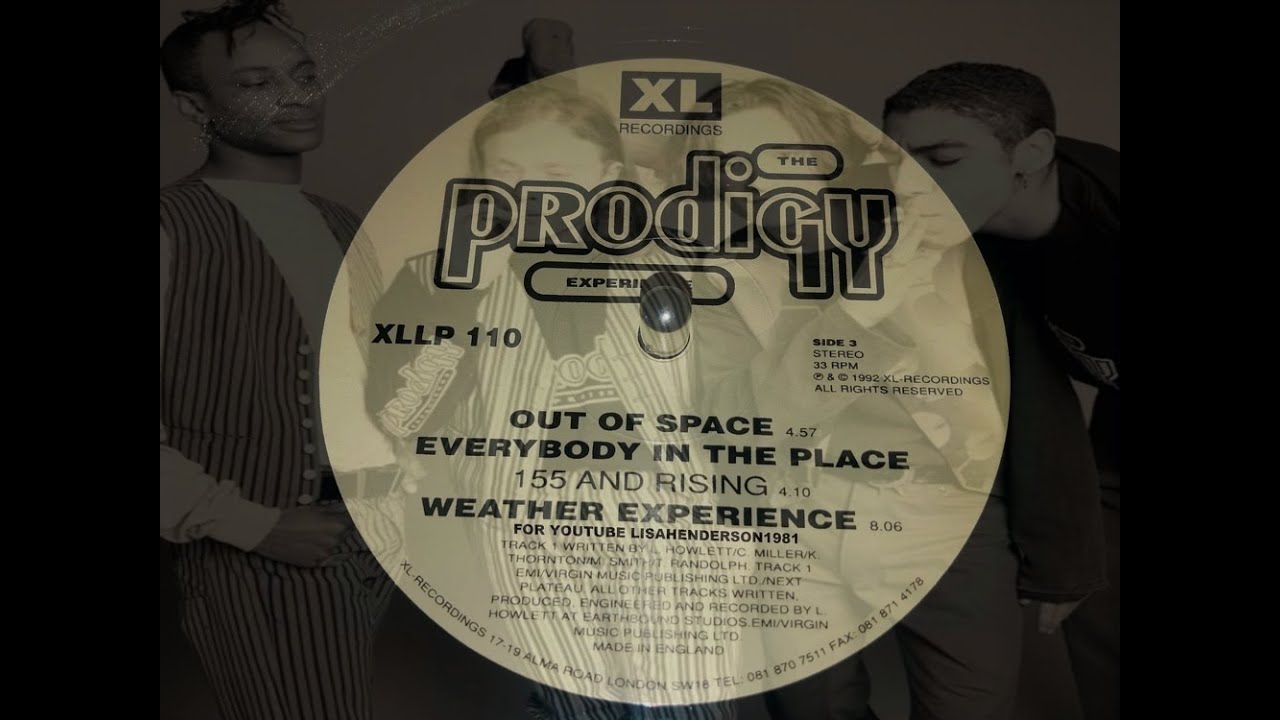 THE PRODIGY &ndash; EVERYBODY IN THE PLACE (155 AND RISING) &ndash; 1992 &ndash; XL RECORDINGS &ndash; CAT XLLP110
